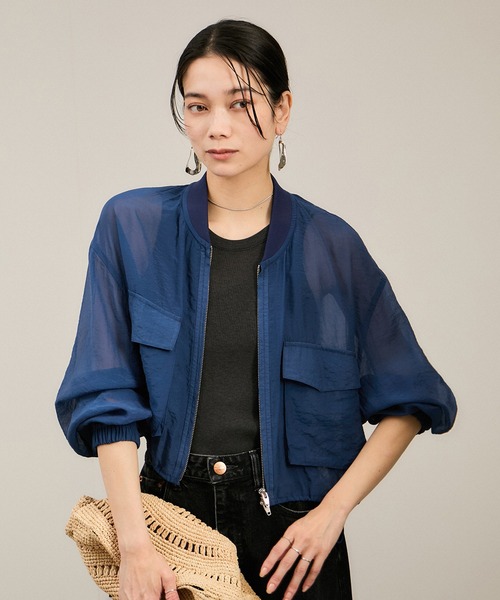 25SS]シアークロップドブルゾン 3 / シアーカーディガン