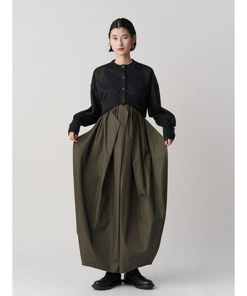 UN3D.(アンスリード)の「UN3D./アンスリード/2TONE SHEER KT CD/2トーンシアーニットカーディガン/5225228011(カーディガン/ボレロ・レディース・ブラック/グレー・FREE)」の16枚目の写真