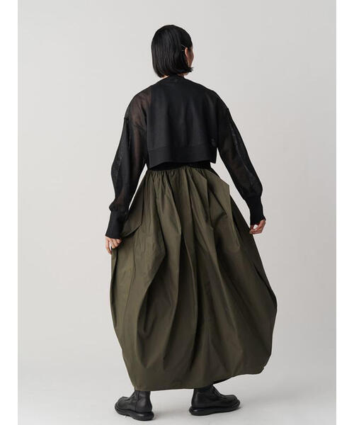 UN3D.(アンスリード)の「UN3D./アンスリード/2TONE SHEER KT CD/2トーンシアーニットカーディガン/5225228011(カーディガン/ボレロ・レディース・ブラック/グレー・FREE)」の18枚目の写真