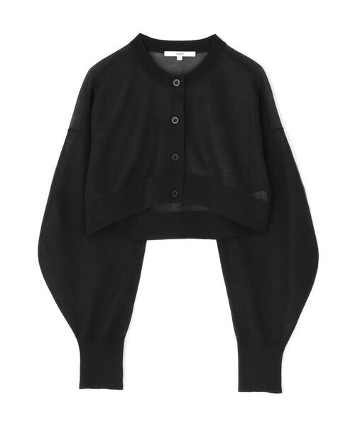 UN3D.(アンスリード)の「UN3D./アンスリード/2TONE SHEER KT CD/2トーンシアーニットカーディガン/5225228011(カーディガン/ボレロ・レディース・ブラック/グレー・FREE)」の20枚目の写真