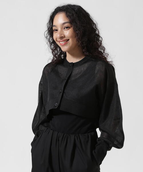 UN3D. 2TONE SHEER KT 2トーンシアーニットカーディガン UN3D.（アンスリード）の「2TONE SHEER KT CD / 2トーンシアー