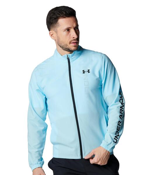 UNDER ARMOUR(アンダーアーマー)の「UAフレッシュウーブン フルジップ ジャケット(トレーニング/メンズ)(その他アウター・メンズ・ブルー系・M/L/XL/2XL/S/3XL)」の1枚目の写真