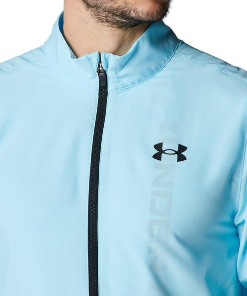 UNDER ARMOUR(アンダーアーマー)の「UAフレッシュウーブン フルジップ ジャケット(トレーニング/メンズ)(その他アウター・メンズ・ブルー系・M/L/XL/2XL/S/3XL)」の4枚目の写真