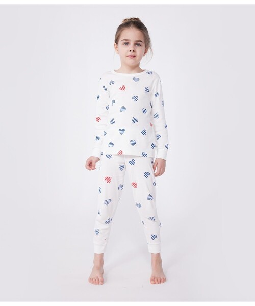 PETIT BATEAU パジャマ 10歳 140cm プチバトー 半袖パジャマ 10歳140サイズ