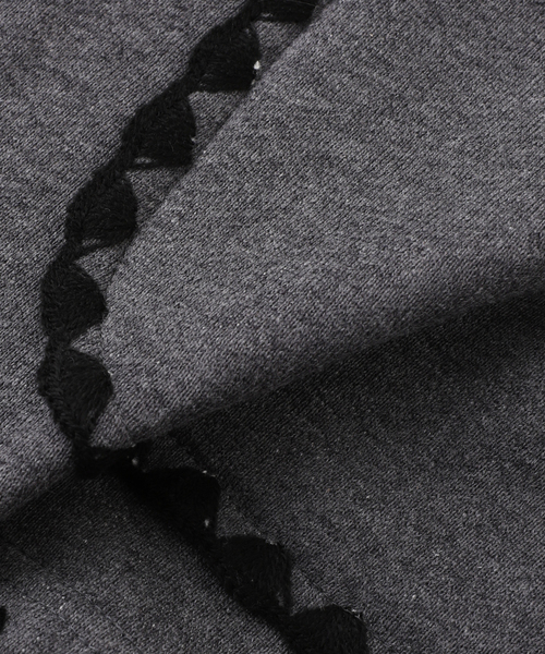 JOINT WORKS（ジョイントワークス）の「Sasquatchfabrix. / サスクワァッチファブリックス SWEAT CARDIGAN CH EL（その他アウター・メンズ・チャコールグレー/アイボリー・LARGE/MEDIUM）」の4枚目の写真