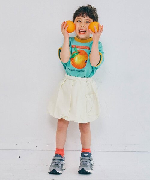 p.premier（ピードットプルミエ）の「【ジュニア対応】パンプキンスカートパンツ（その他パンツ・キッズ・ブラック/オフホワイト/ブルー・140/130/120/110/100/90/80）」の14枚目の写真