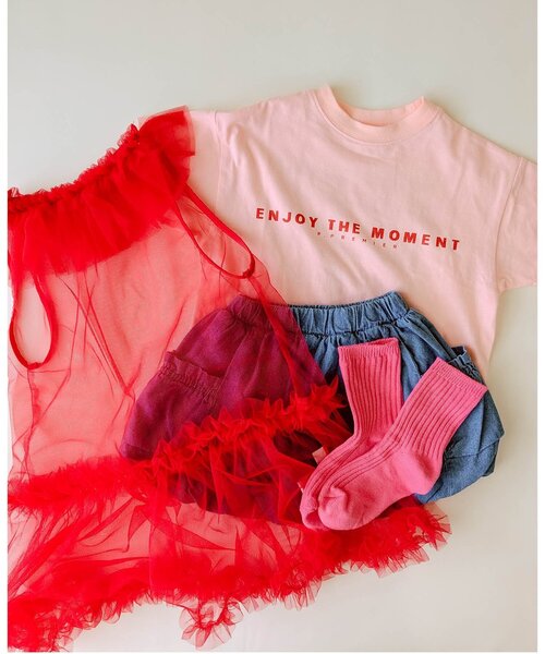 p.premier（ピードットプルミエ）の「【ジュニア対応】パンプキンスカートパンツ（その他パンツ・キッズ・ブラック/オフホワイト/ブルー・140/130/120/110/100/90/80）」の16枚目の写真