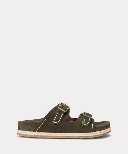 【Ralph Lauren】上品さ引き立つラルフのスエードサンダル セール】Turbach スエード サンダル（サンダル）｜POLO RALPH
