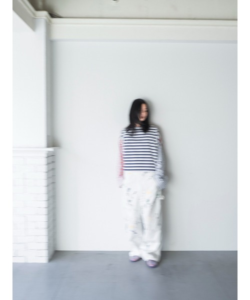 サロペット・オーバーオール・オールインワン PHEENY/SALVAGE TROUSERS(WHITE) PHEENY/SALVAGE TROUSERS(WHITE)