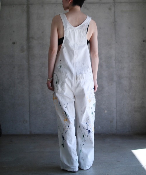 オールインワン・サロペット ORR Pale Denim Overalls セール】PAINT DENIM OVERALL（サロペット/オーバーオール