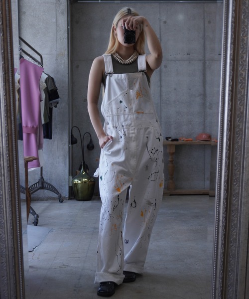 セール】PAINT DENIM OVERALL（サロペット/オーバーオール