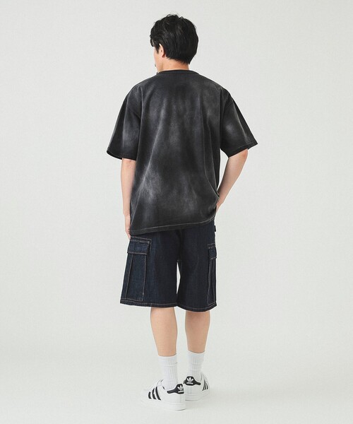BEAMS（ビームス）の「フェード カレッジ Tシャツ（Tシャツ/カットソー・メンズ・ブラック/ネイビー/チャコールグレー・XL/L/M/S）」の22枚目の写真