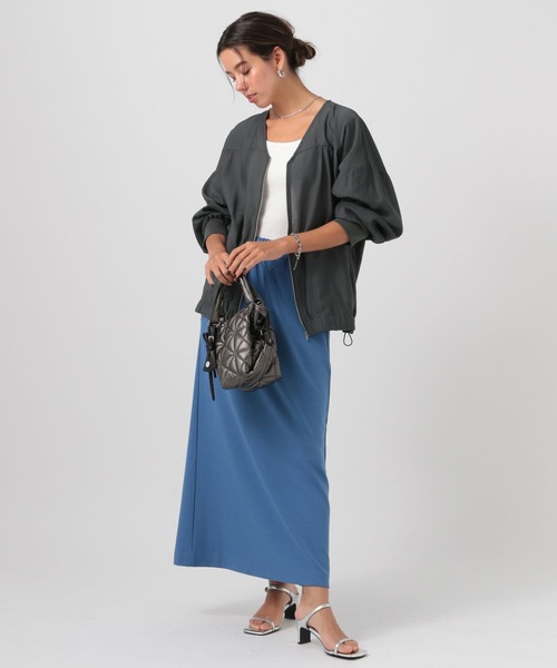 BAYFLOW（ベイフロー）の「シアーブルゾン（ブルゾン・レディース・グレイッシュベージュ/ピンク/チャコール・FREE）」の22枚目の写真