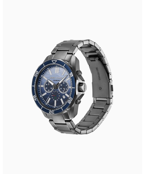 ARMANI EXCHANGE(アルマーニエクスチェンジ)の「【A|X アルマーニ エクスチェンジ】ステンレススチールベルトウォッチ(バタフライ)SPENCER_AX1967(アナログ腕時計・メンズ・その他1・FREE)」の2枚目の写真
