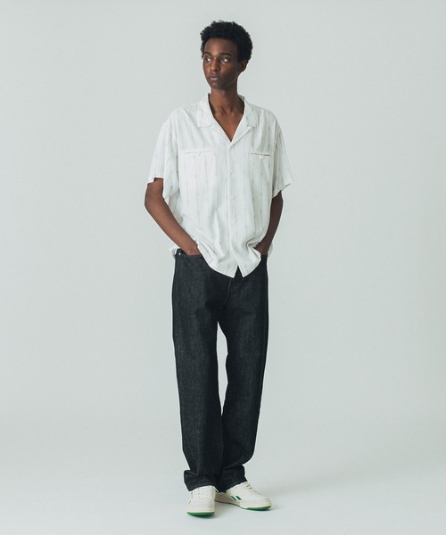 SILAS(サイラス)の「BARBED WIRE S/S OPEN COLLAR SHIRT(シャツ/ブラウス・メンズ・ブラック/ホワイト・M/L)」の7枚目の写真