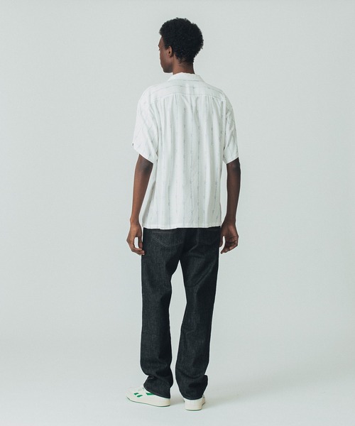 SILAS(サイラス)の「BARBED WIRE S/S OPEN COLLAR SHIRT(シャツ/ブラウス・メンズ・ブラック/ホワイト・M/L)」の8枚目の写真