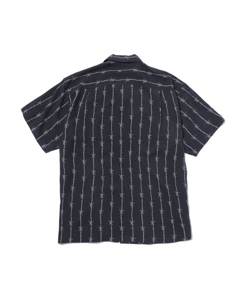 SILAS(サイラス)の「BARBED WIRE S/S OPEN COLLAR SHIRT(シャツ/ブラウス・メンズ・ブラック/ホワイト・M/L)」の9枚目の写真