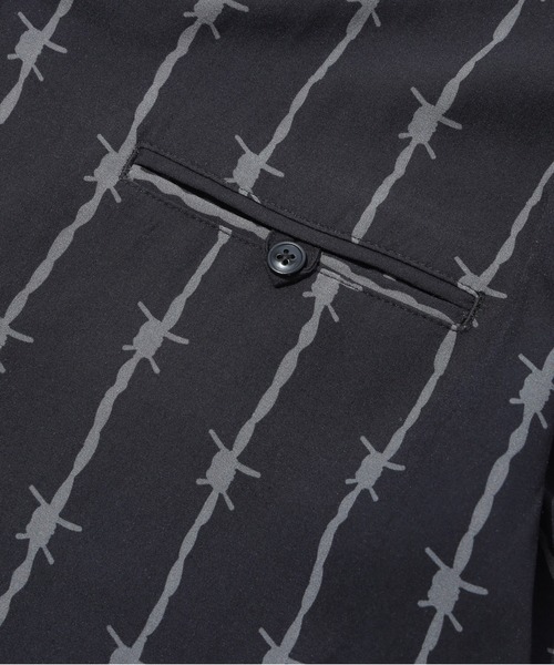 SILAS(サイラス)の「BARBED WIRE S/S OPEN COLLAR SHIRT(シャツ/ブラウス・メンズ・ブラック/ホワイト・M/L)」の11枚目の写真