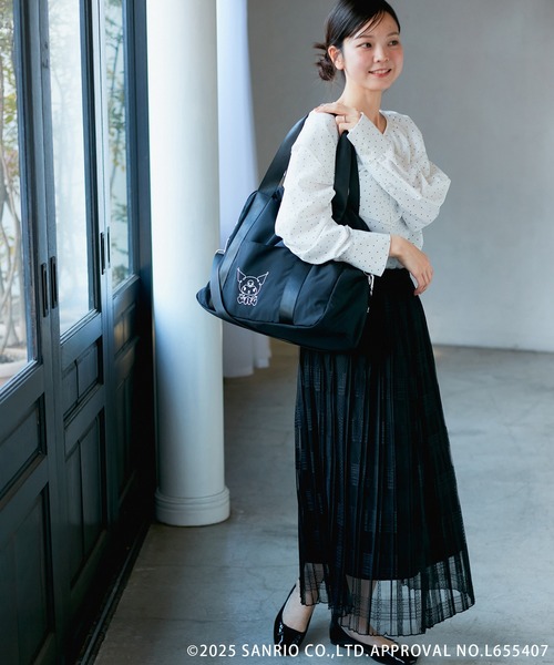 ROPE' PICNIC(ロペピクニック)の「【ROPE' PICNIC×Sanrio characters】軽くてやわらかいバレエシューズ(バレエシューズ・レディース・ブラック/シルバー系その他・L/M/S)」の6枚目の写真