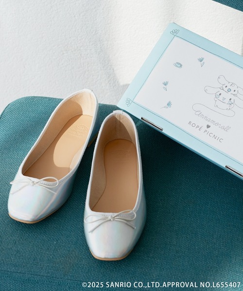ROPE' PICNIC(ロペピクニック)の「【ROPE' PICNIC×Sanrio characters】軽くてやわらかいバレエシューズ(バレエシューズ・レディース・ブラック/シルバー系その他・L/M/S)」の7枚目の写真