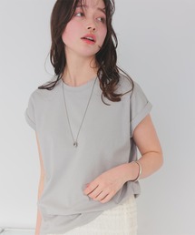 汗染み防止ダブルカフスTシャツ