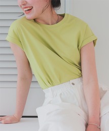 汗染み防止ダブルカフスTシャツ