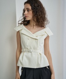 ERADIE（エラディエ） オフショルダーワイドカラー Off-shoulder wide collar TOPオフショルワイドカラーTOP COLOR