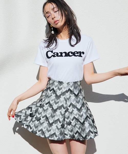 Narcissus（ナルシス）の「ジャガードフレアミニスカート（スカート・レディース・ピンク/ホワイト・FREE）」の3枚目の写真