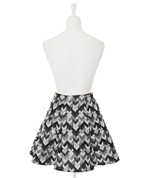 Narcissus（ナルシス）の「ジャガードフレアミニスカート（スカート・レディース・ピンク/ホワイト・FREE）」の12枚目の写真