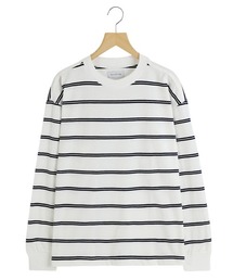 BALLAST ARK | BALLAST ARK / バラストアーク：ORGANIC COTTON BORDER L/S TEE：BA11-T001[AST](Tシャツ/カットソー)