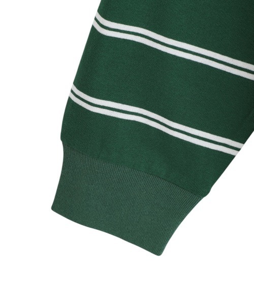 BALLAST ARK（バラストアーク）の「BALLAST ARK / バラストアーク：ORGANIC COTTON BORDER L/S TEE：BA11-T001[AST]（Tシャツ/カットソー・メンズ・グリーン系その他/ホワイト×ネイビー・M/L）」の18枚目の写真