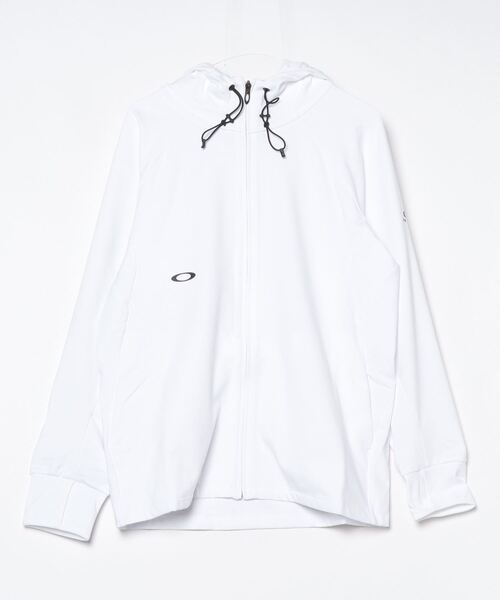 OAKLEY(オークリー)の「オークリー O-SYNC PACK FLEECE JACKET 1.0(ジャージ・メンズ・ホワイト/ブラック・M/L/LL)」の1枚目の写真