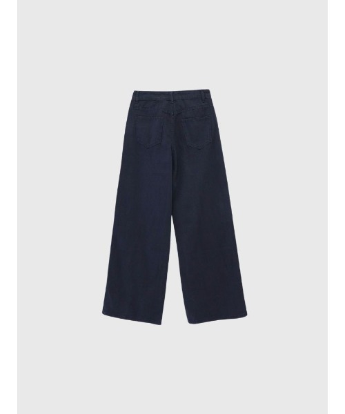 ユニーク カーブデニムパンツ ジーンズ（デニムパンツ）｜Enewd nina