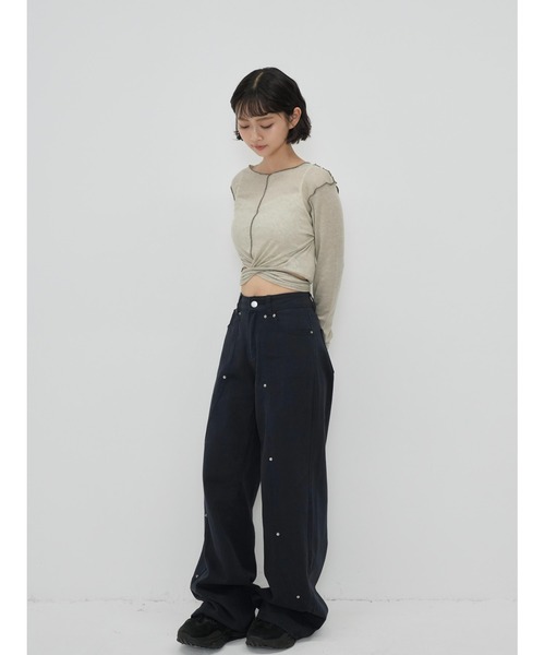 enewdnina ユニークカーブデニム unique curve denim – enewdnina