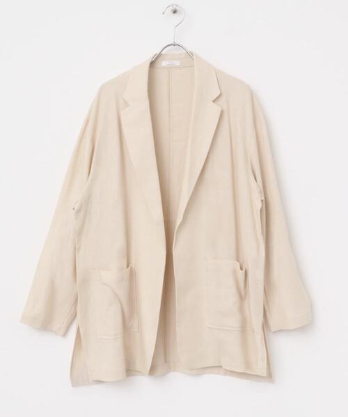 リネンレーヨン　 ジャケット ITEMS URBANRESEARCH（アイテムズ アーバンリサーチ）の「リネン