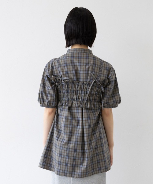 RAGEBLUE（レイジブルー）の「3WAY/リボンビスチェセットシャツチュニック（シャツ/ブラウス・レディース・ホワイト/グリーン・FREE）」の15枚目の写真