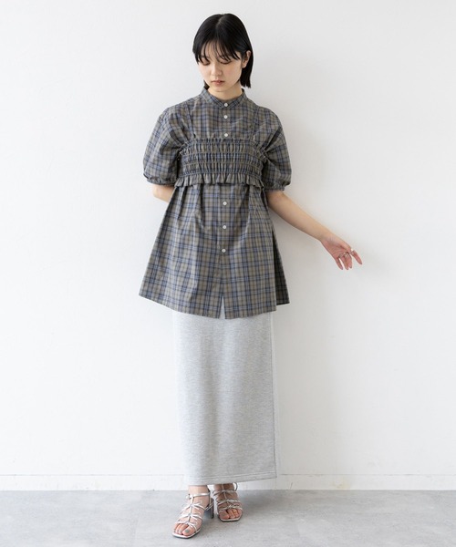 RAGEBLUE（レイジブルー）の「3WAY/リボンビスチェセットシャツチュニック（シャツ/ブラウス・レディース・ホワイト/グリーン・FREE）」の9枚目の写真