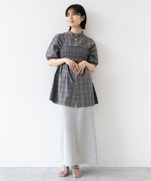 RAGEBLUE（レイジブルー）の「3WAY/リボンビスチェセットシャツチュニック（シャツ/ブラウス・レディース・ホワイト/グリーン・FREE）」の10枚目の写真