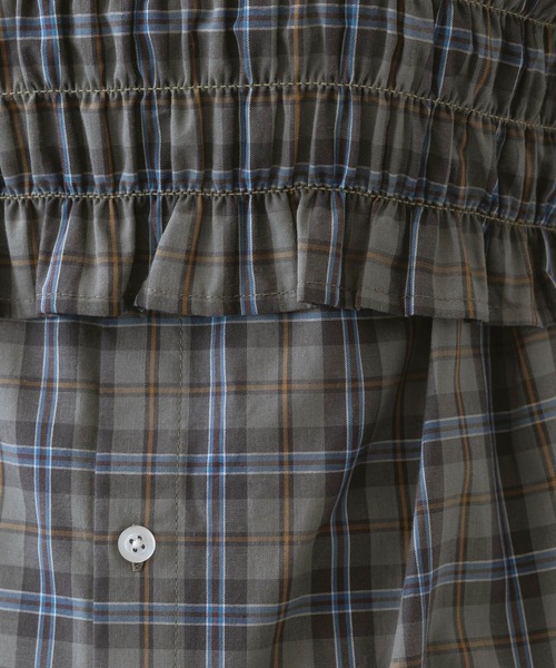 RAGEBLUE（レイジブルー）の「3WAY/リボンビスチェセットシャツチュニック（シャツ/ブラウス・レディース・ホワイト/グリーン・FREE）」の20枚目の写真