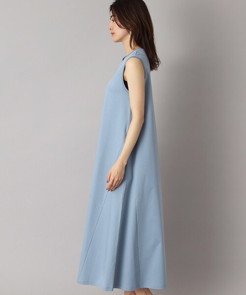 DRESSTERIOR ドレステリア 接触冷感アイスクリアコットンワンピース DRESSTERIOR｜【ポケットあり/接触冷感/抗菌防臭/消臭】アイス