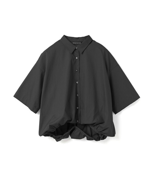 セール】mizuiro ind ポプリンハーフスリーブシャツ（シャツ