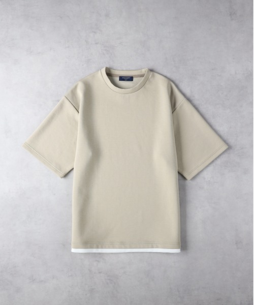 BACK NUMBER(バックナンバー)の「BACK NUMBER(バックナンバー)【メンズ】裾フェイクレイヤードTシャツ(Tシャツ/カットソー・メンズ・ベージュ/ブルー/ブラック・M/XL/L)」の6枚目の写真