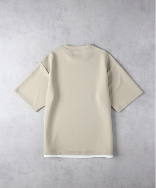 BACK NUMBER(バックナンバー)の「BACK NUMBER(バックナンバー)【メンズ】裾フェイクレイヤードTシャツ(Tシャツ/カットソー・メンズ・ベージュ/ブルー/ブラック・M/XL/L)」の7枚目の写真