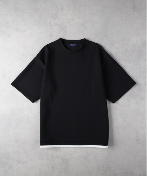 BACK NUMBER(バックナンバー)の「BACK NUMBER(バックナンバー)【メンズ】裾フェイクレイヤードTシャツ(Tシャツ/カットソー・メンズ・ベージュ/ブルー/ブラック・M/XL/L)」の5枚目の写真