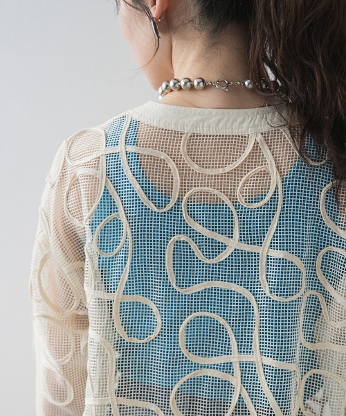 bohmal（ボマール）の「【最上もが】コード刺繍メッシュ