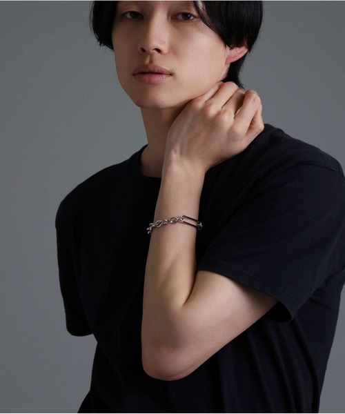 LION HEART（ライオンハート）の「【限定展開】“LH-1”アーバンリンクチェーンブレスレット/サージカルステンレス（金属アレルギー対応）【LION HEART / ライオンハート】（ブレスレット・メンズ・シルバー・M）」の11枚目の写真