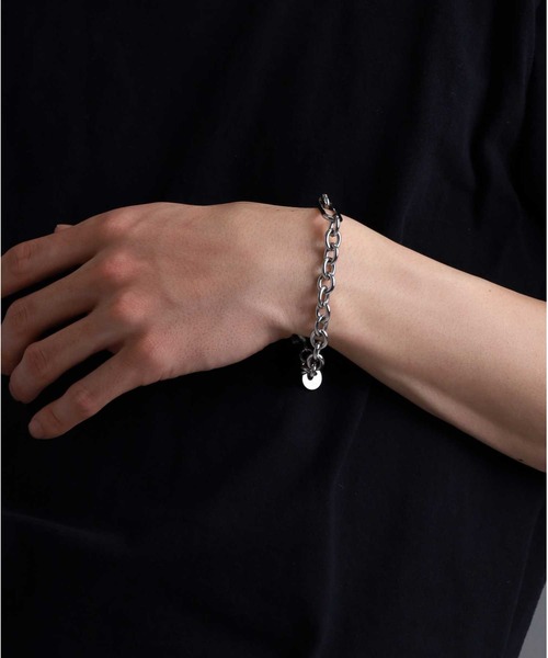 LION HEART（ライオンハート）の「【限定展開】“LH-1”アーバンリンクチェーンブレスレット/サージカルステンレス（金属アレルギー対応）【LION HEART / ライオンハート】（ブレスレット・メンズ・シルバー・M）」の13枚目の写真