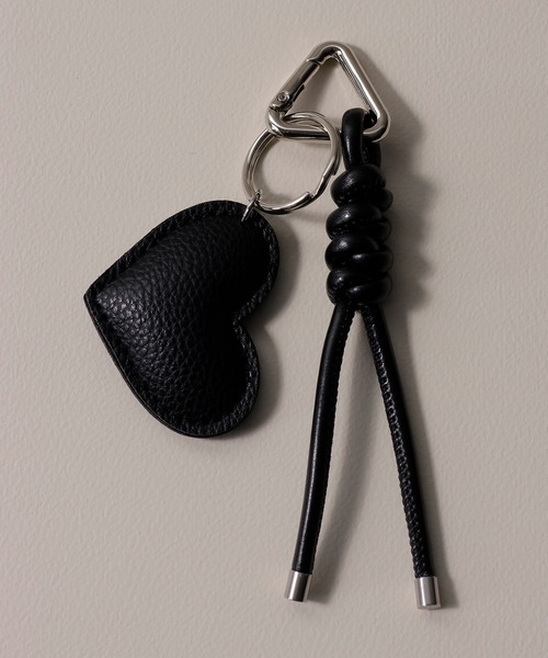 セール】ハートモチーフキーリング バッグチャーム（キーホルダー