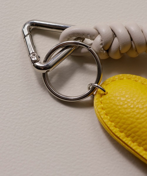 セール】ハートモチーフキーリング バッグチャーム（キーホルダー