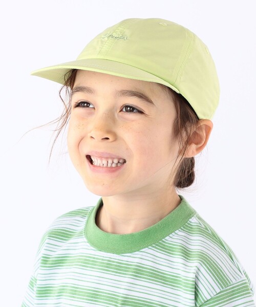 SHIPS（シップス）の「SHIPS KIDS:バッグコード ロゴ キャップ（キャップ・キッズ・ダークラベンダー/ライム/オレンジ系/ネイビー・32/33）」の2枚目の写真